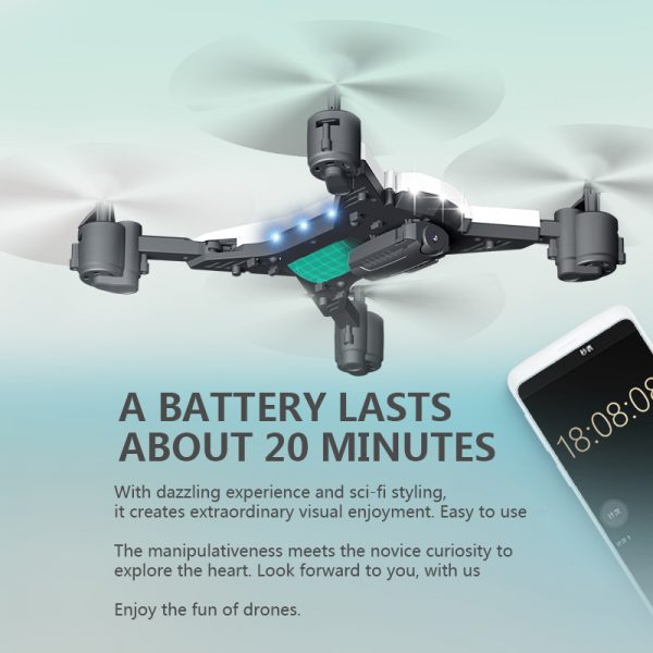 New RC Helicopter  Drone with Camera HD 1080P WIFI FPV RC Drone Professional Foldable Quadcopter 20 Minutes Battery Life 4