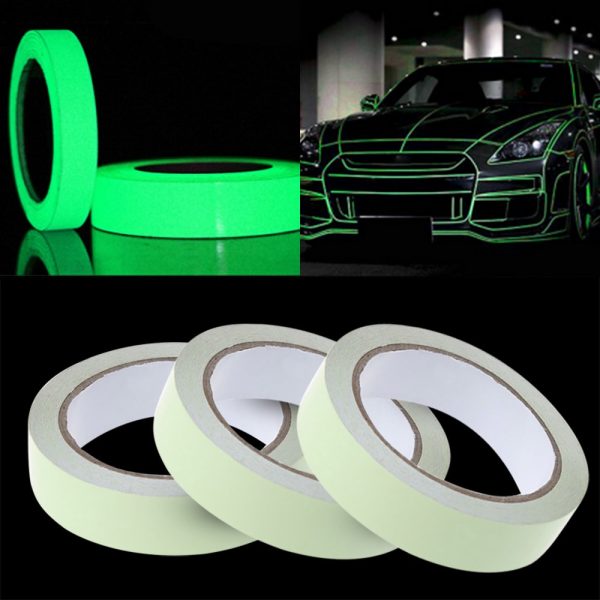 Reflective Tape Car Stickers Funny Decal DIY Light Luminous Warning Glow Dark Night Tapes Sticker Safety Car-covers Accessories